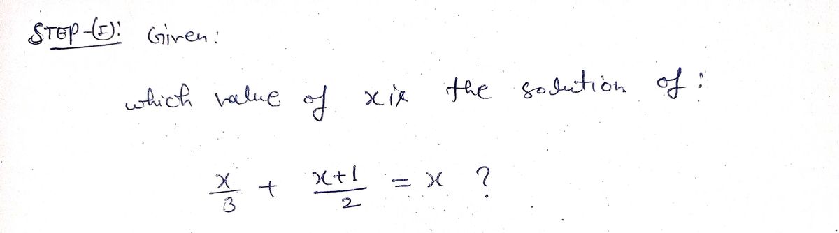 Algebra homework question answer, step 1, image 1